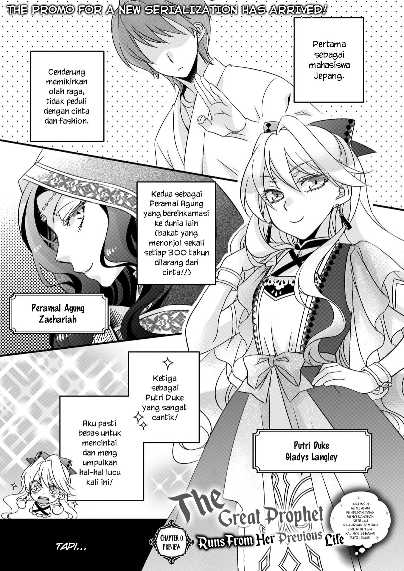 The Great Prophet Is Running From Her Previous Life Chapter 00 Gambar 2